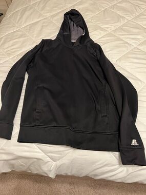 Russell Athletic Black Hooded Pullover